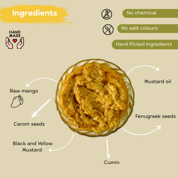Moms Made Grated MANGO PICKLE | Aam ka Kuchaka - Image 2